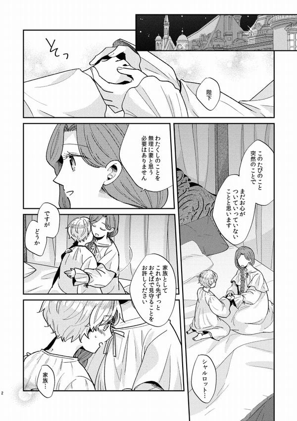 少年王と年上王妃サンプル画像②