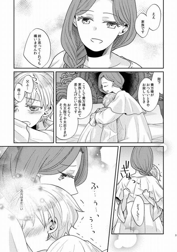 少年王と年上王妃サンプル画像③