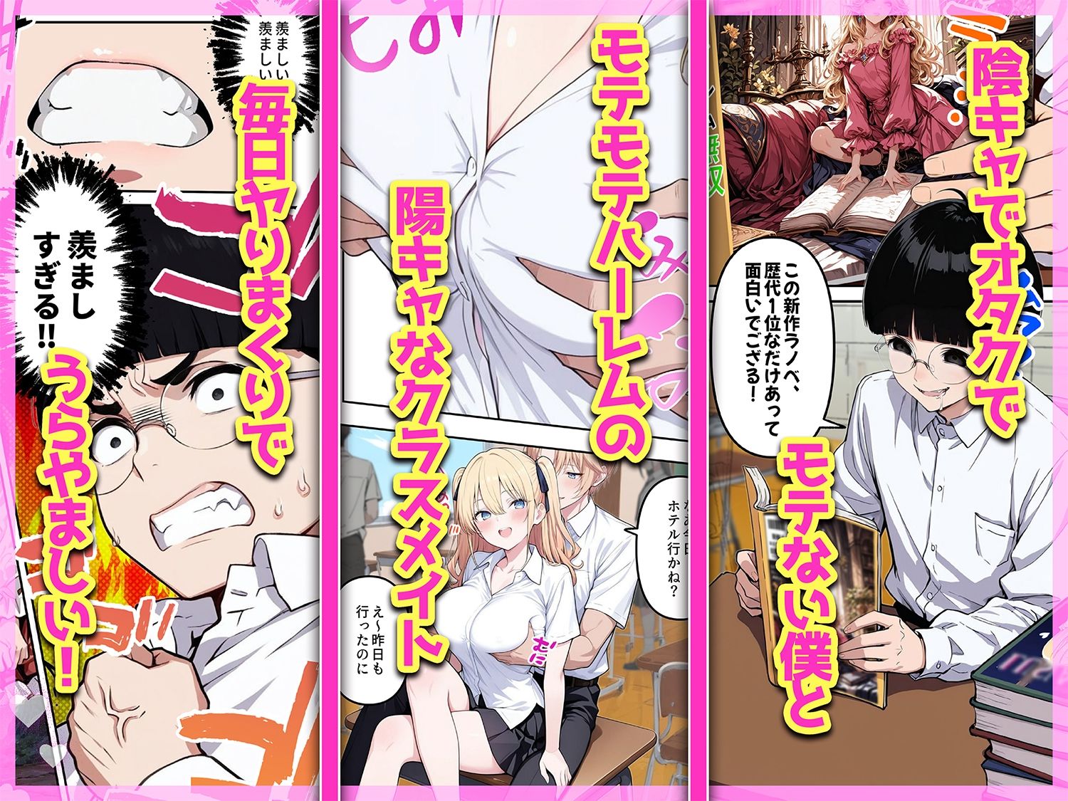 陰キャヲタクであればあるほど！モテる世界で僕はヤリチンになりました 1枚目