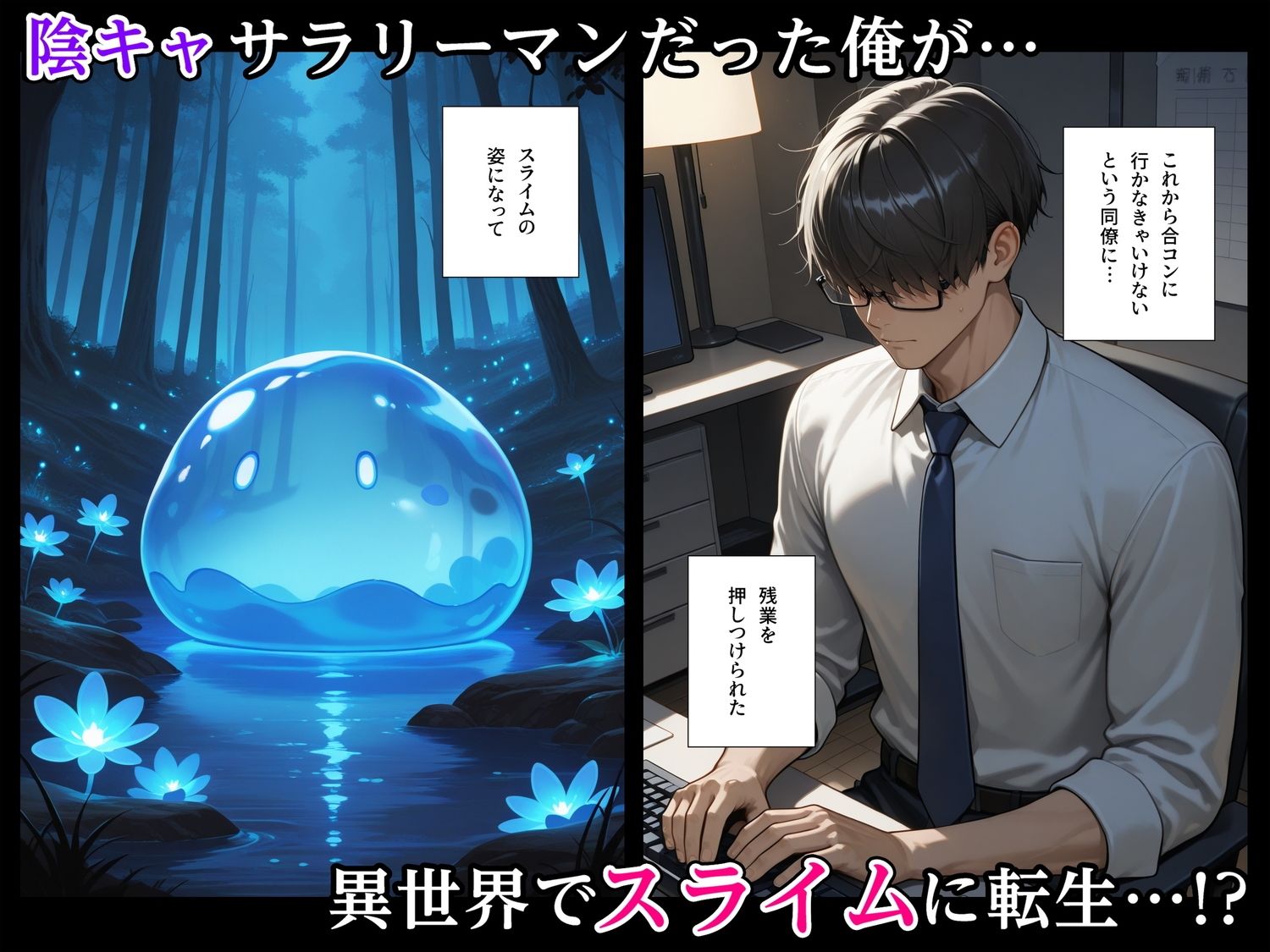 最強スライムに転生したので気ままに女冒険者を孕ませます 1枚目