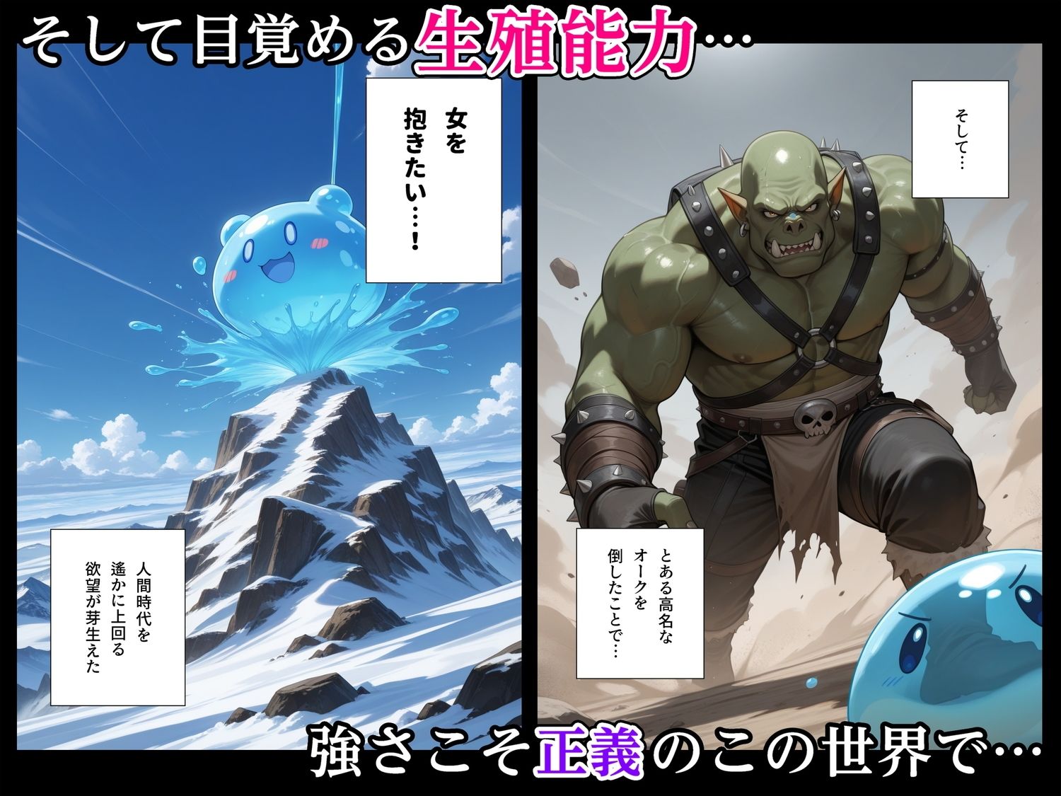 最強スライムに転生したので気ままに女冒険者を孕ませます 3枚目