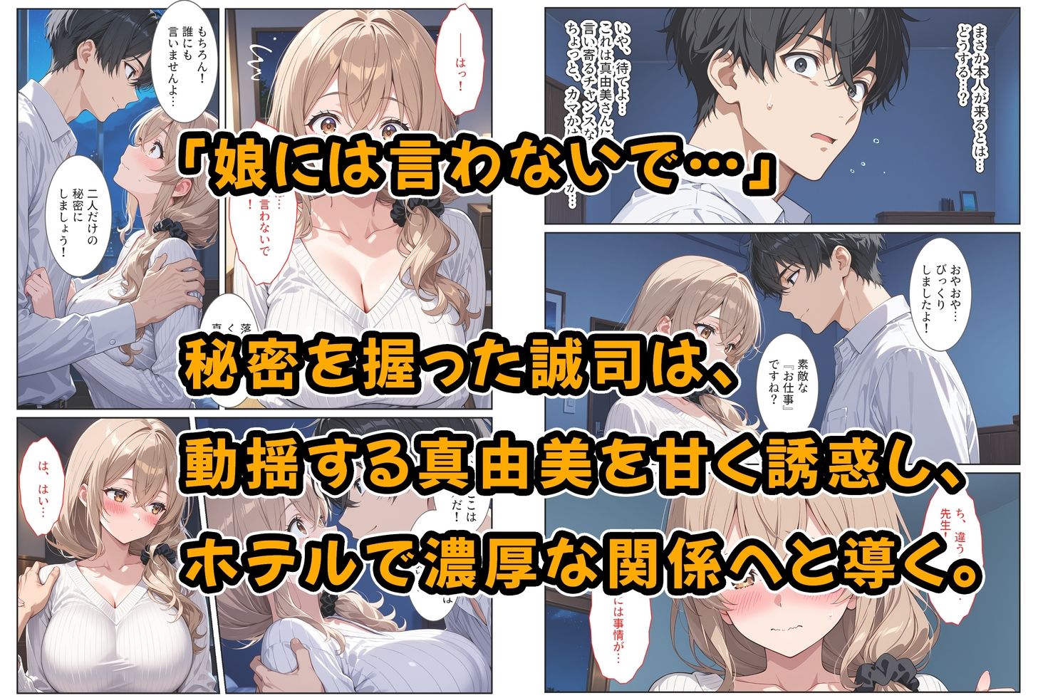 デリヘル呼んだら教え子のママが来たので孕ませました〜娘も一緒に種付けて腹ボテ家族に〜 4枚目