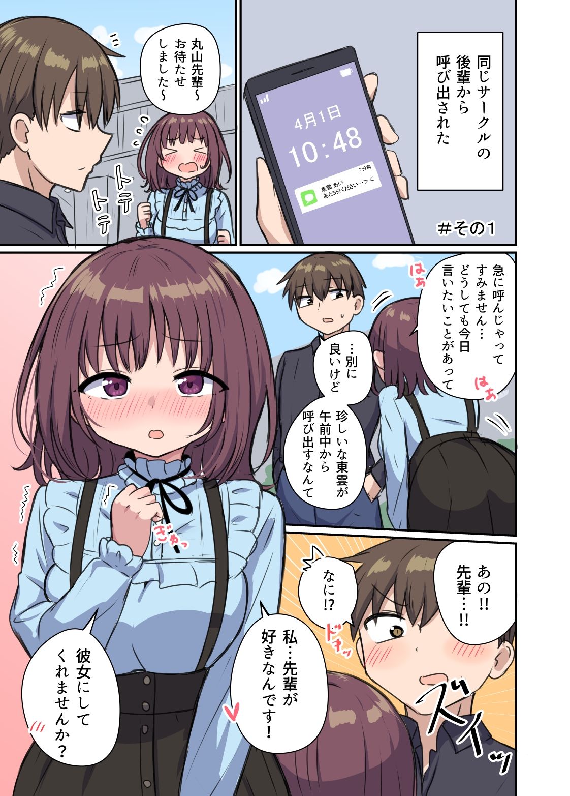 嘘をついちゃう女の子は嫌いですか？ 1枚目