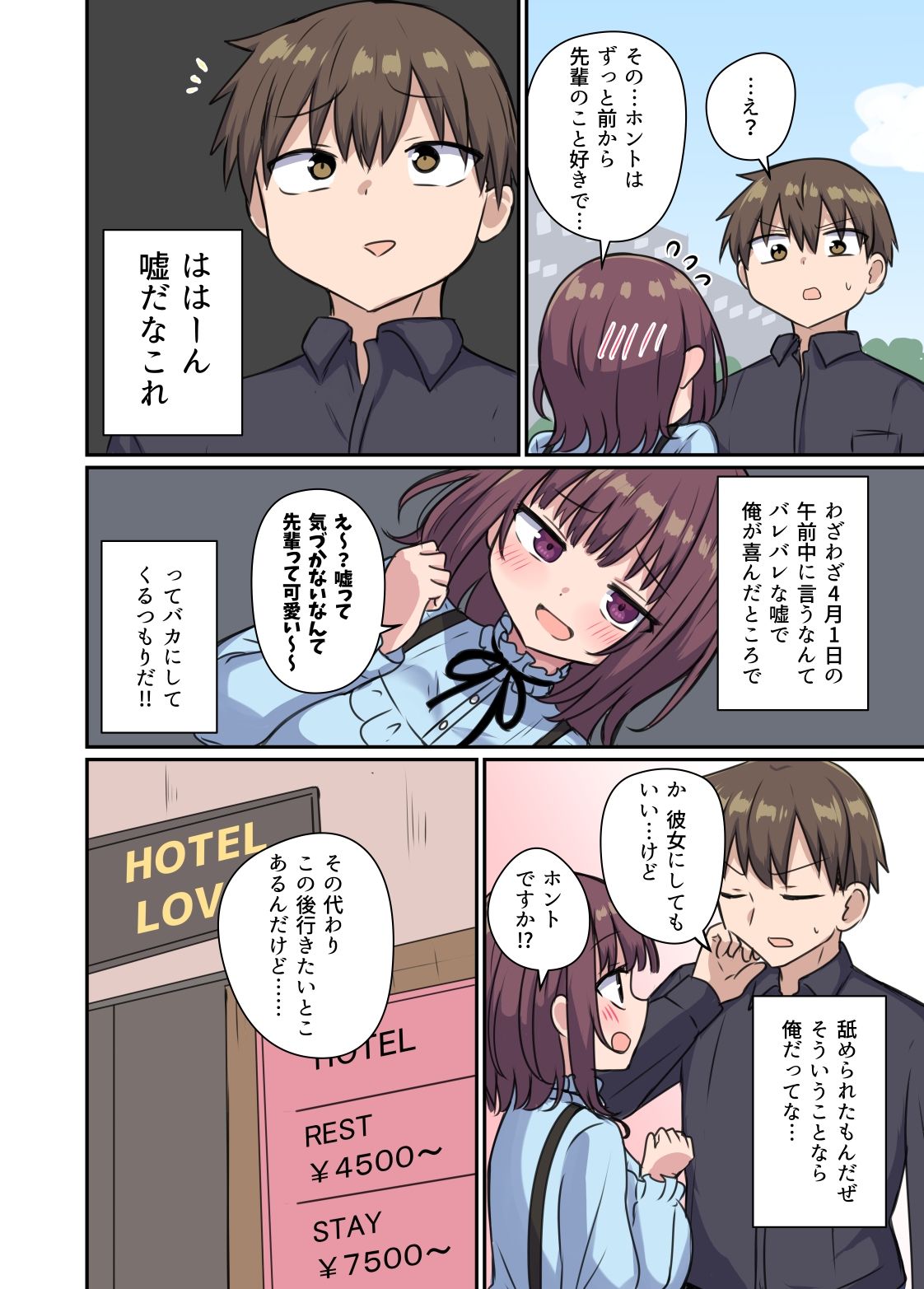 嘘をついちゃう女の子は嫌いですか？ 2枚目