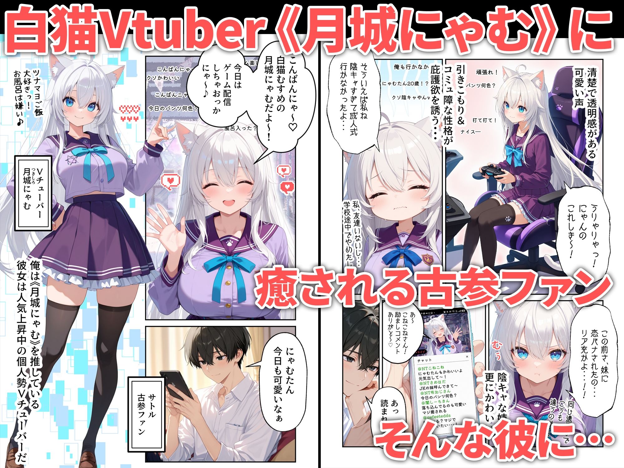 浮気えっち 恋人の姉が推しのVtuberだった話 1枚目