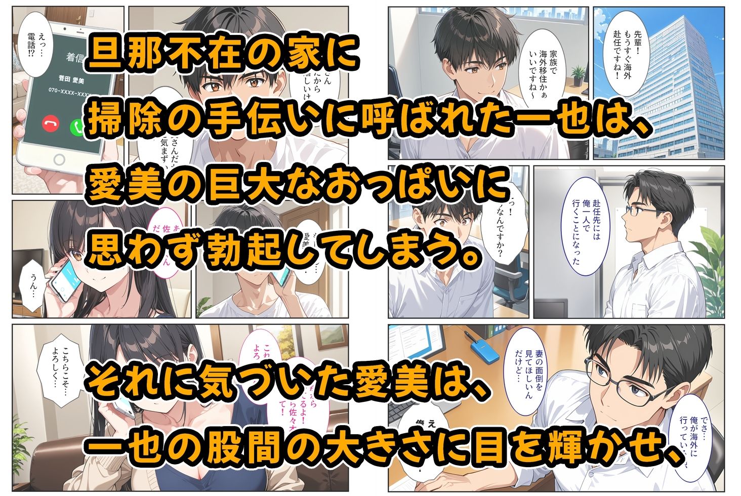 海外赴任する上司に『妻を頼む』と言われたので欲求不満の爆乳妻を種付けて孕ませました！ 3枚目