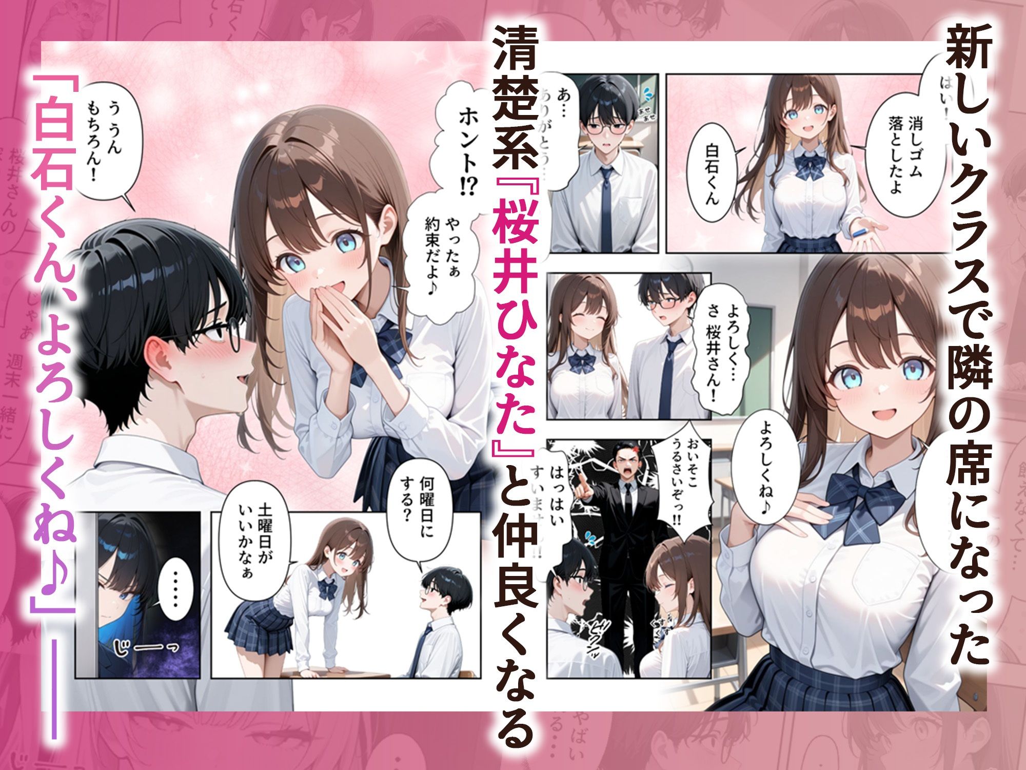いじめられていた陰キャのボクが1軍ギャル達に中出し報復する話 〜メス堕ちリバース 3枚目