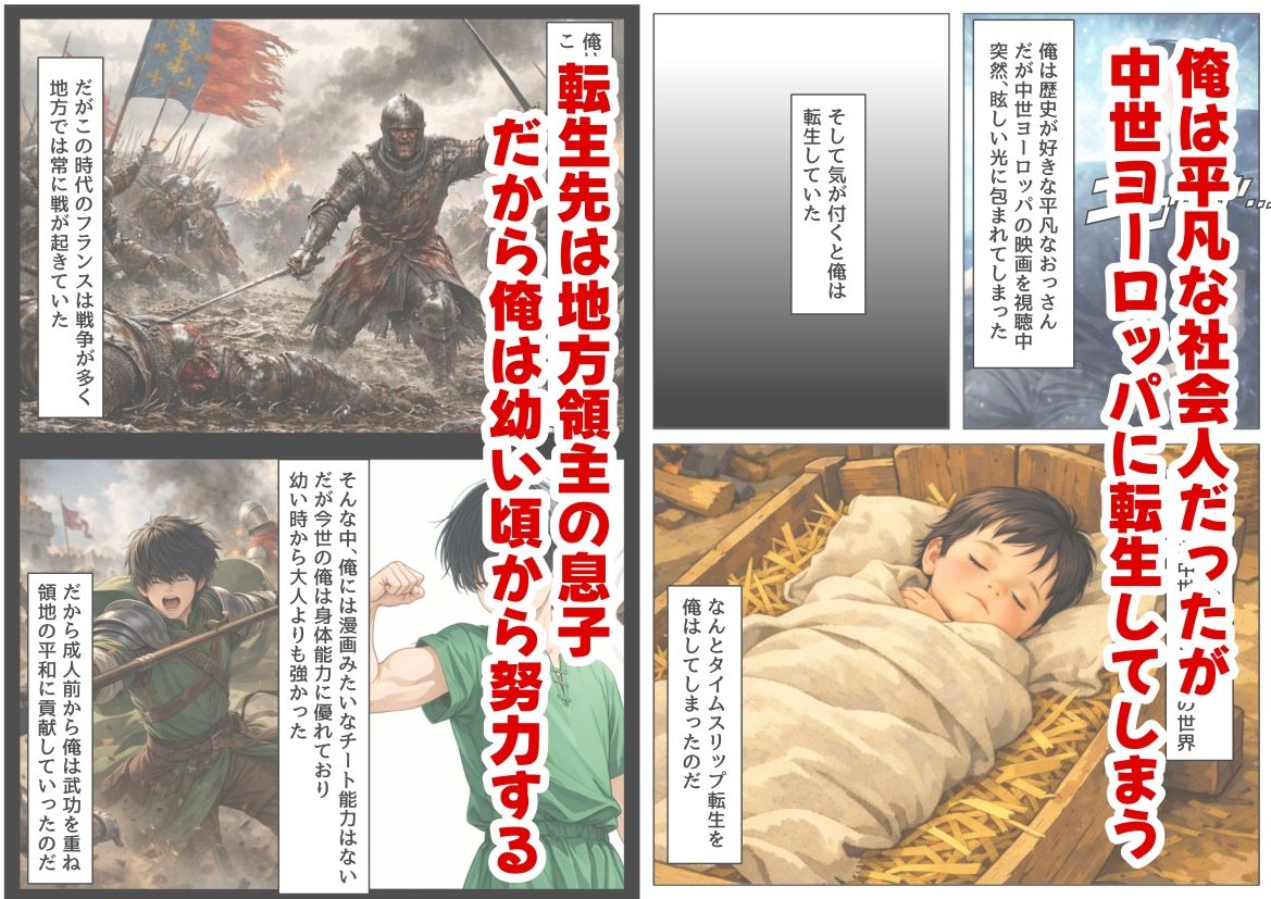 中世領主に転生した俺は、【初夜権】で処女を抱きまくる 1枚目