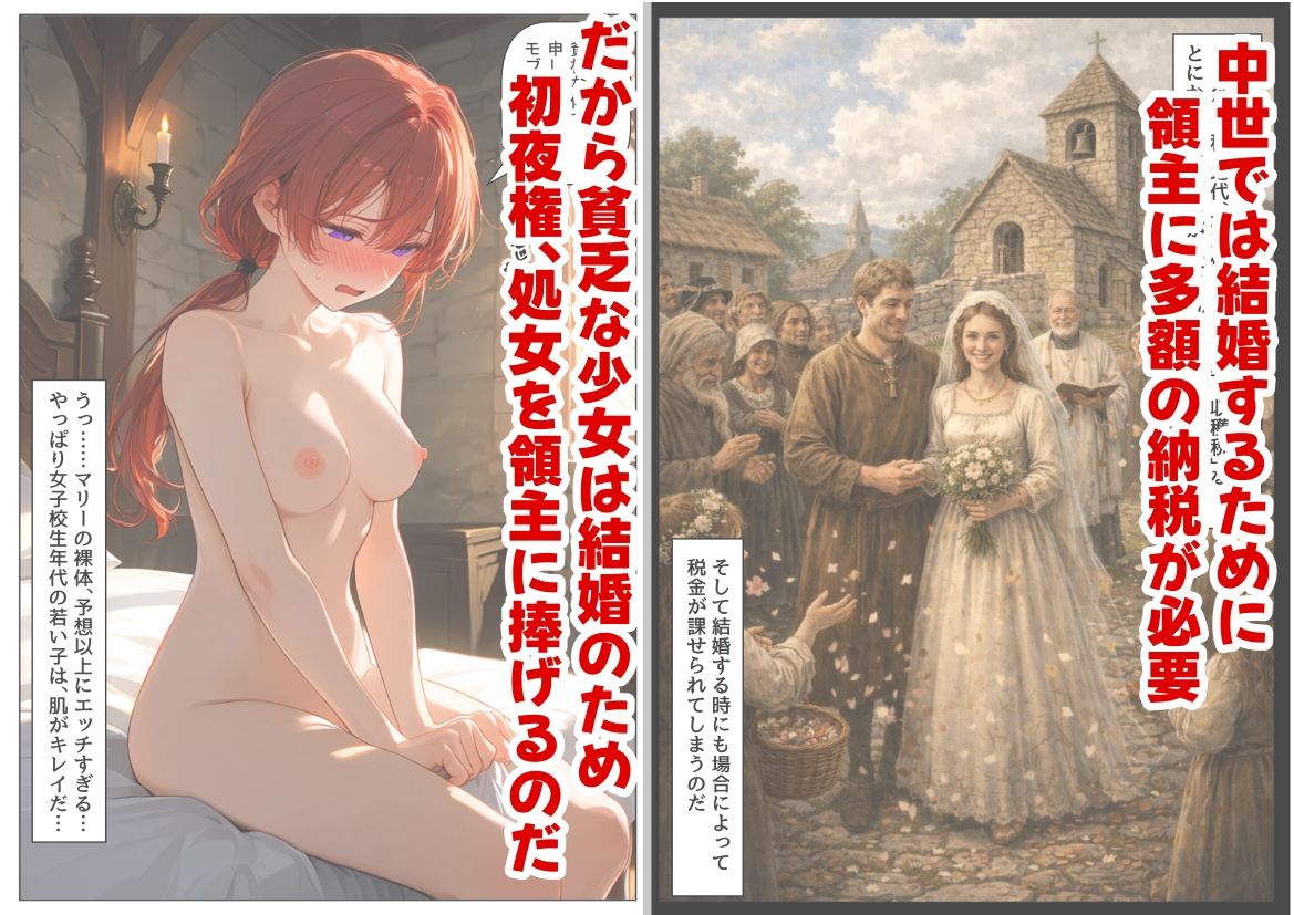中世領主に転生した俺は、【初夜権】で処女を抱きまくる 4枚目