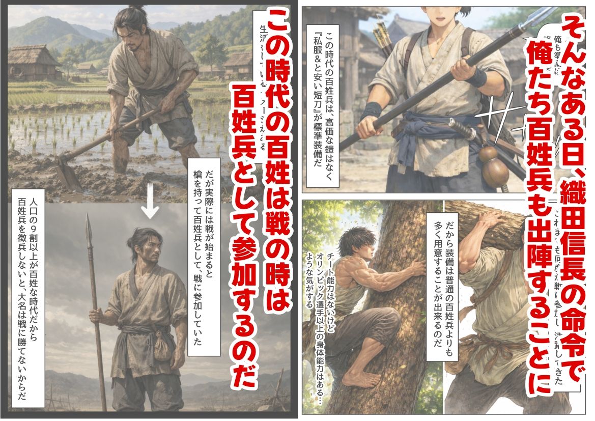 《戦の乱取り（略奪）》 戦国時代の農村に俺が転生したら、エロすぎた史実の話 2枚目