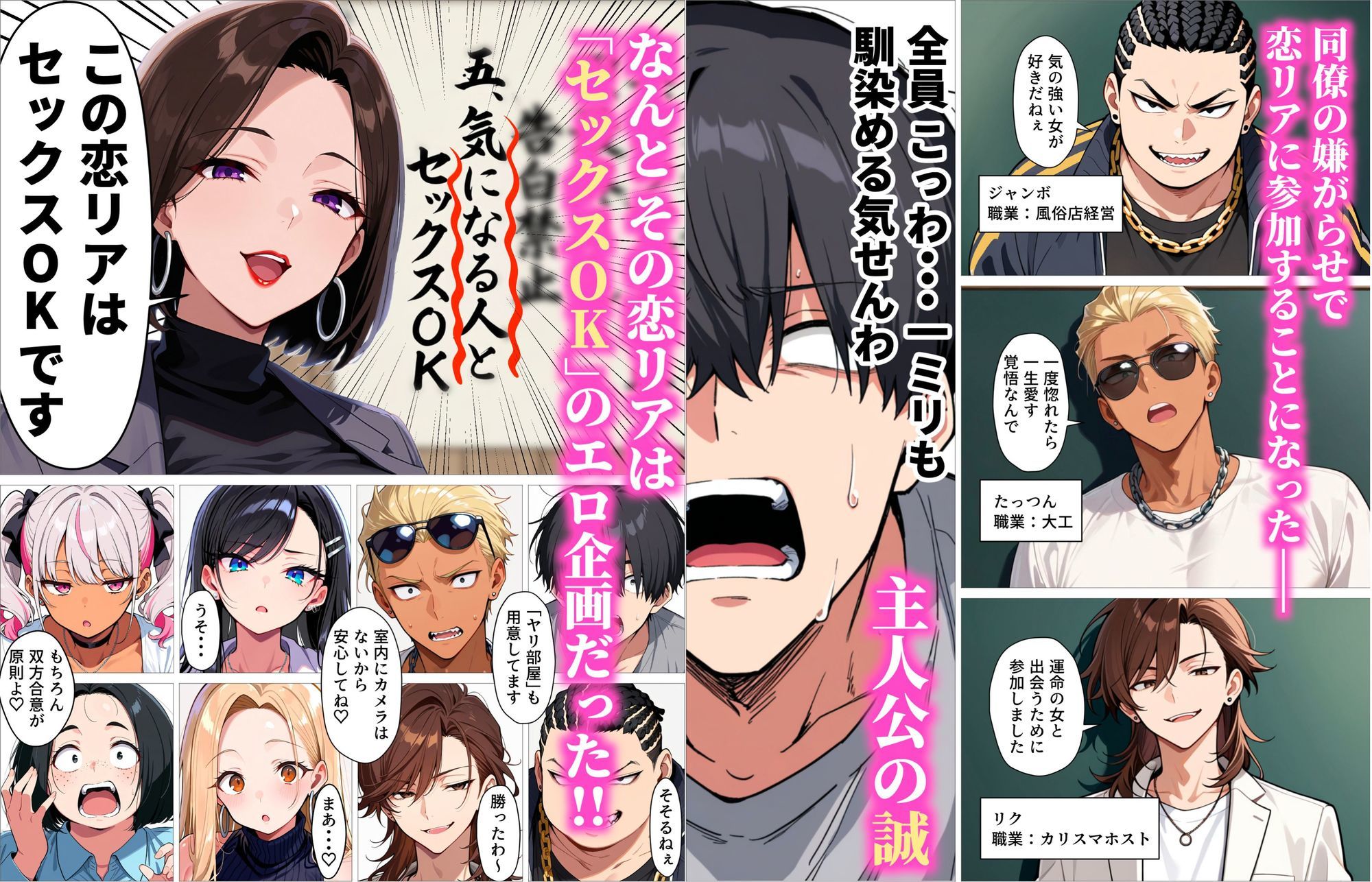 ギャル上等〜「セックスOK」の恋愛リアリティーショーで童貞が巨根無双する話〜 3枚目