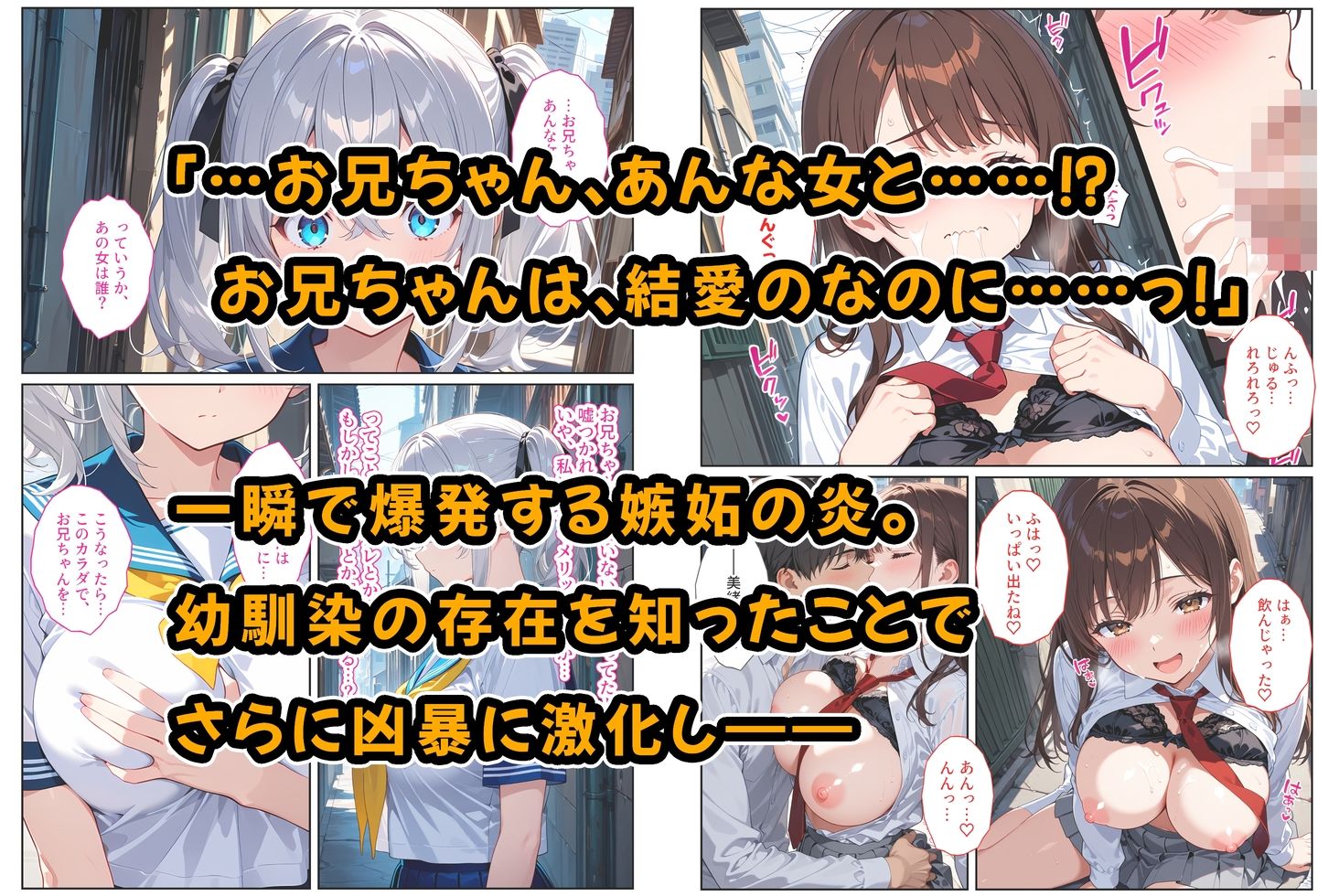 義妹ができたら幼馴染が嫉妬爆発！〜義妹と幼馴染のW爆乳ハーレム中出しセックス〜 5枚目