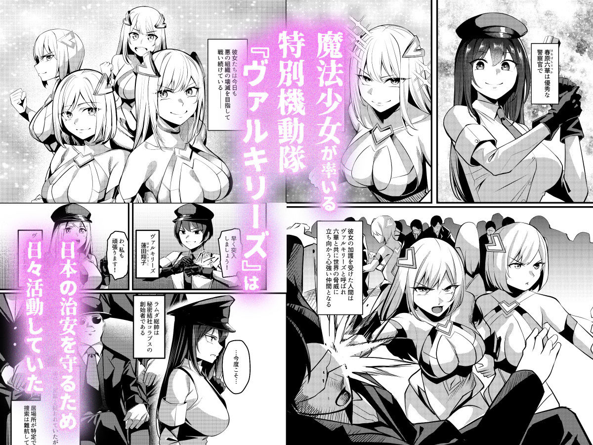 魔法少女セイントリリィ・戦乙女 〜敵組織に洗脳調教された魔法少女が性処理戦闘員に堕ちるまで〜 1枚目