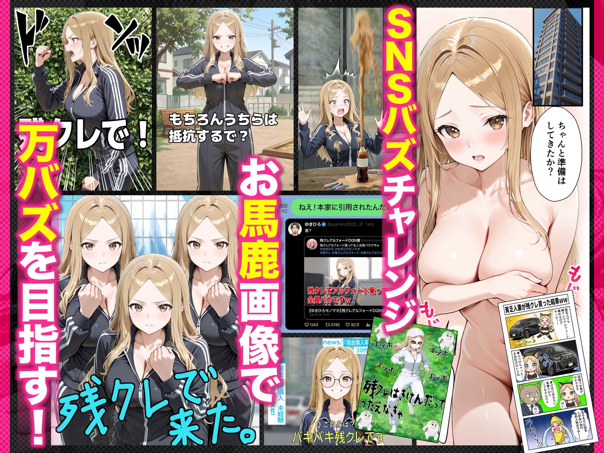 残クレアルフォード元ヤン人妻（32歳3人子持ちママ）NTR PART3（SNSバズチャレンジ編） 7枚目