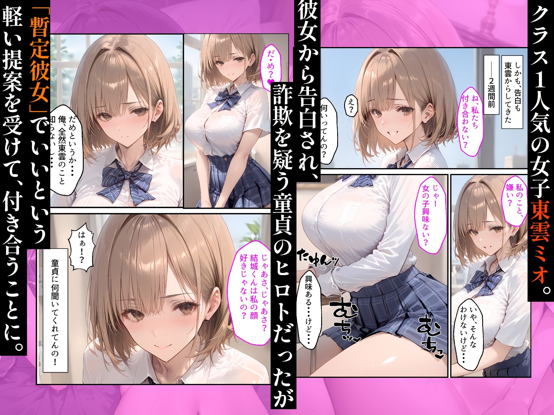 【漫画】幼なじみとの浮気で人生初セックスしたら、嫉妬した彼女の中出しおねだりが止まらない話 2枚目