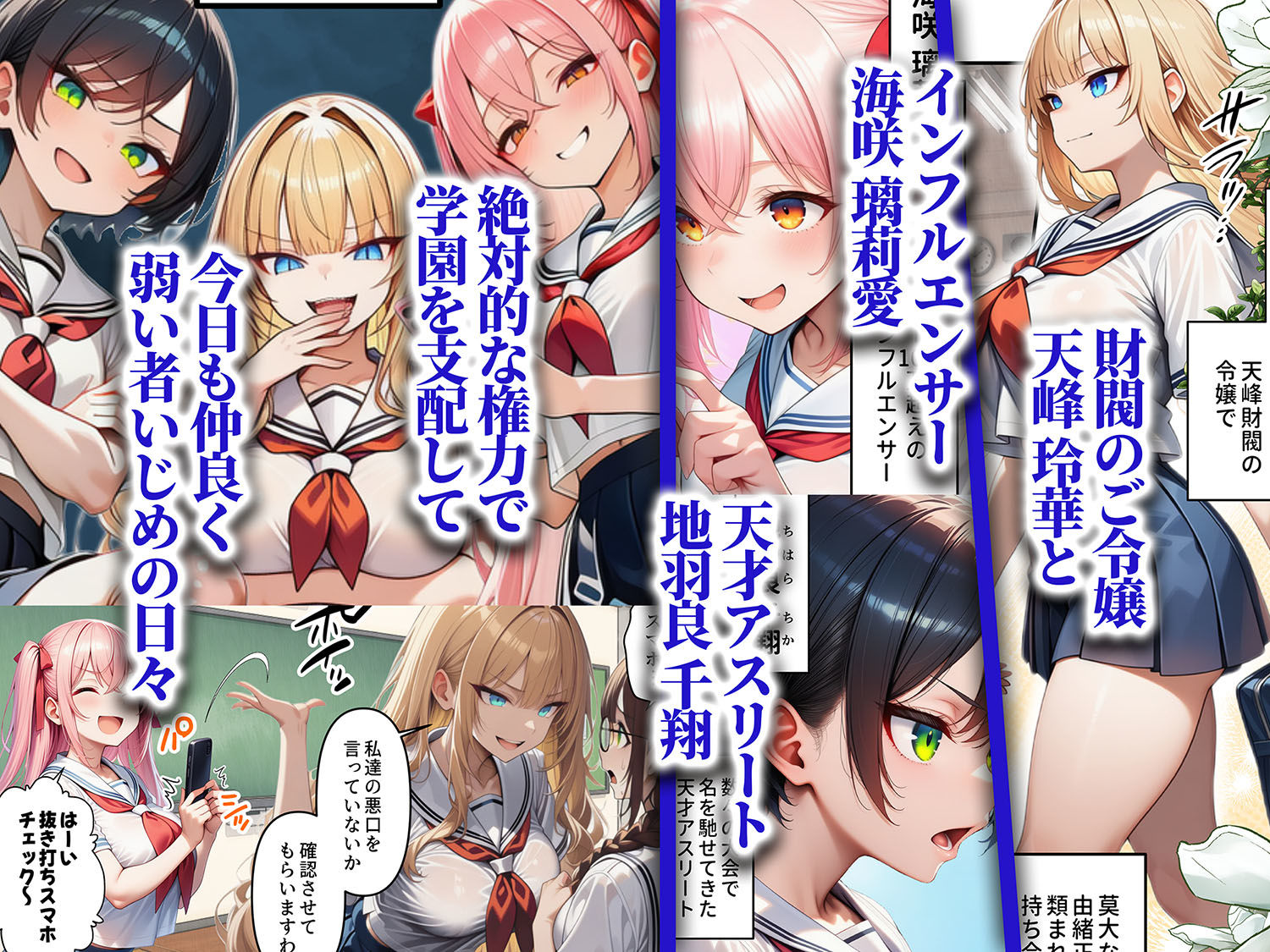 人質ライブ配信2 学園投票編 一軍女子がクラスのおもちゃ 1枚目