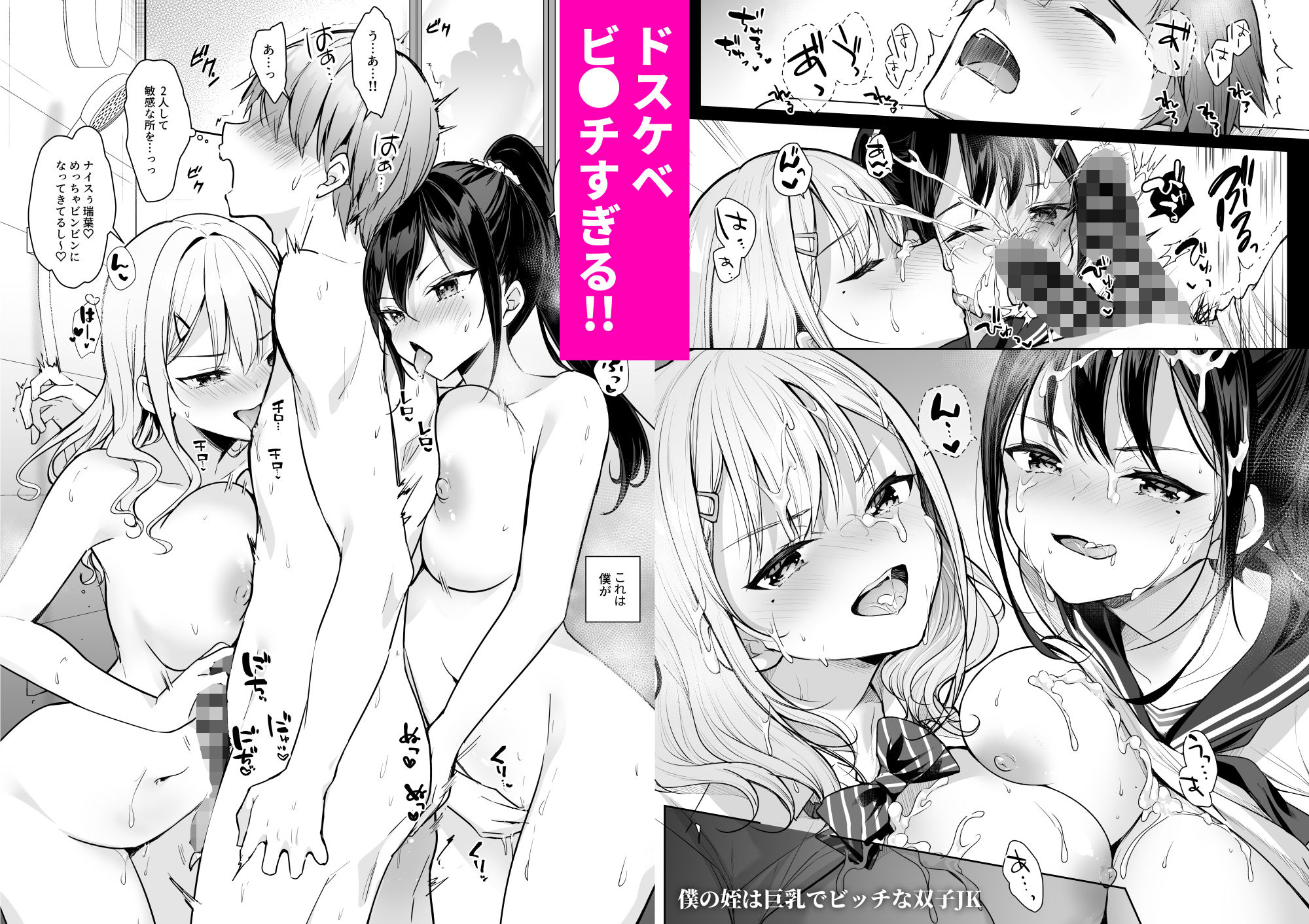 僕の姪は巨乳でビッチな双子JK〜弄ばれる性活事情〜 2枚目