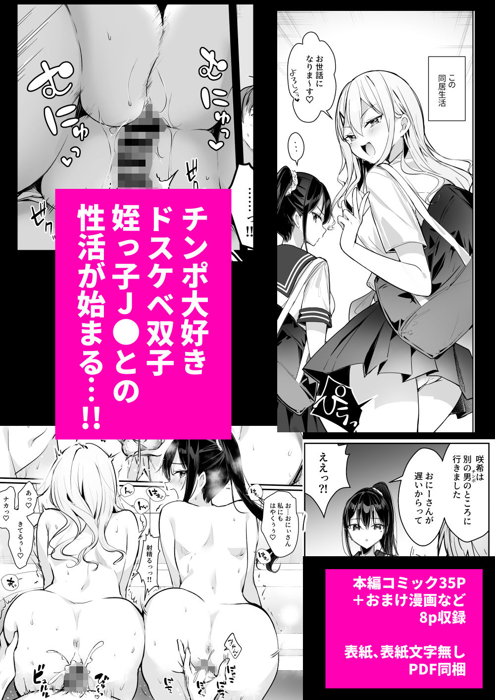 僕の姪は巨乳でビッチな双子JK〜弄ばれる性活事情〜 5枚目