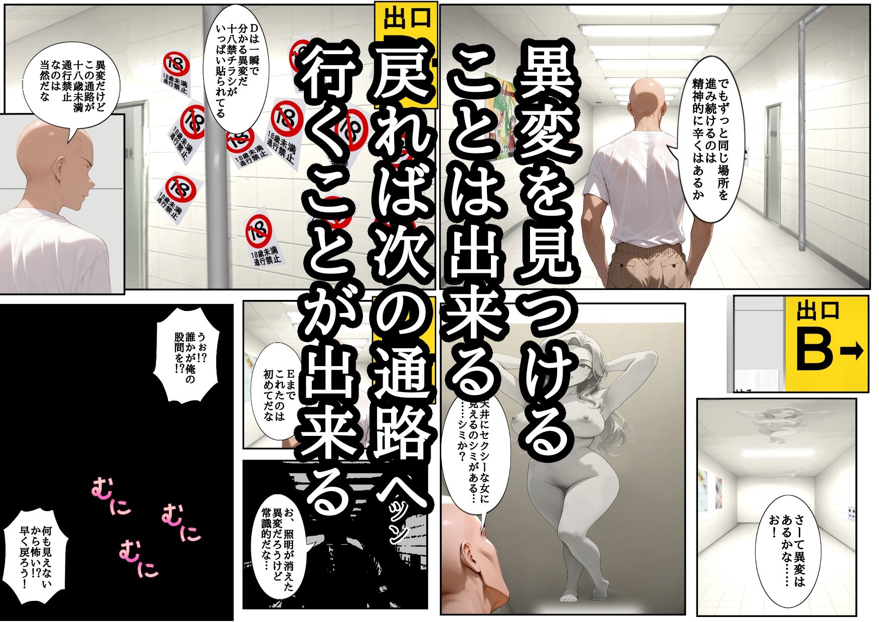 H番出口 見つけた異変がエロ過ぎて戻れない2 2枚目