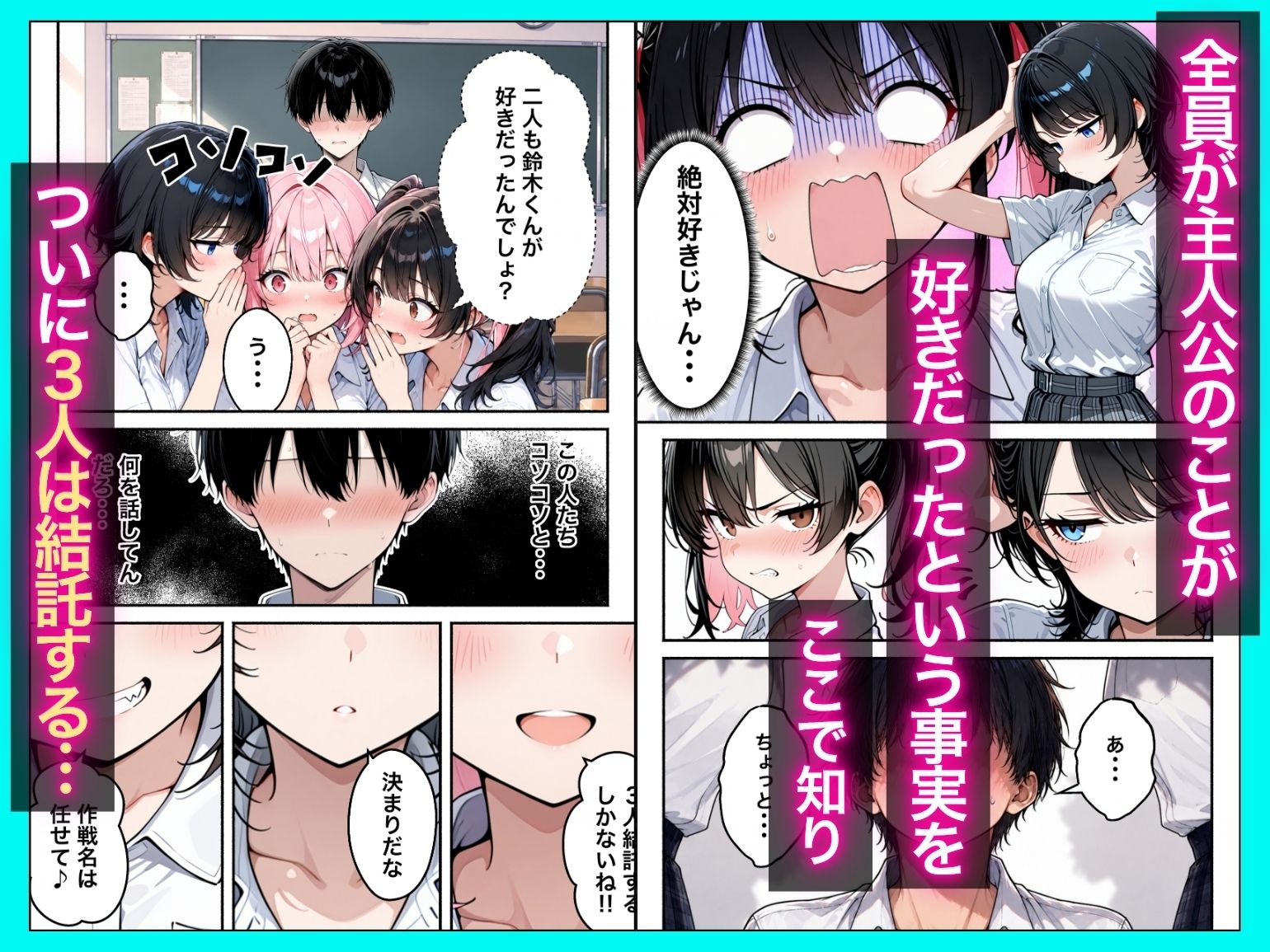 WSS〜一軍ギャル3人組による逆NTRハーレムスクールライフ〜 3枚目