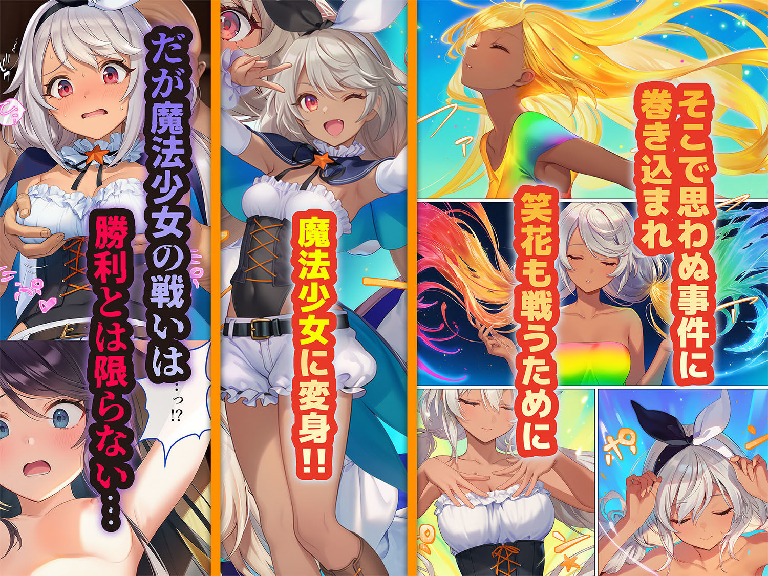 魔法少女WISHES 搾乳牧場編 笑花&叶BAD 2枚目