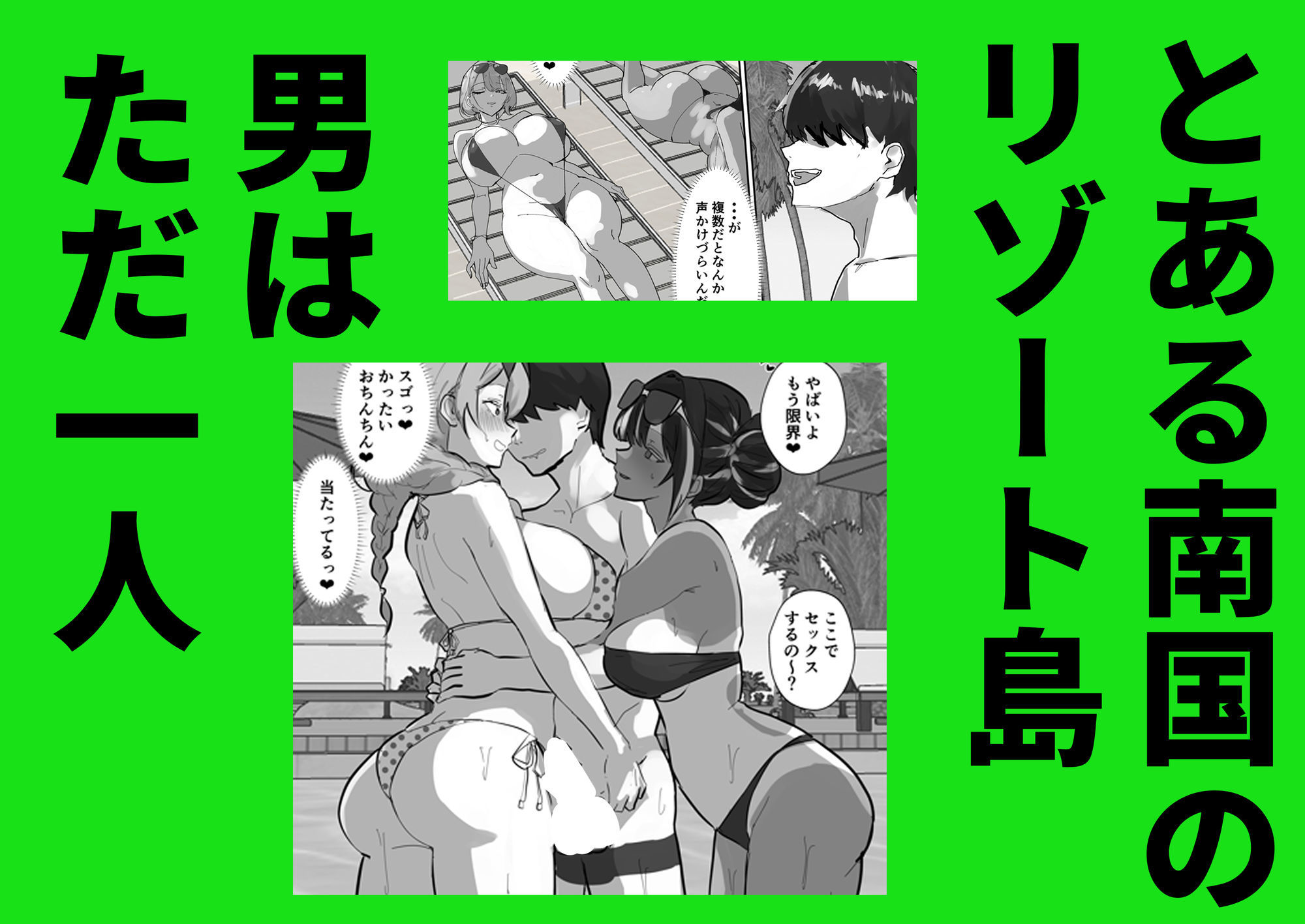 ハーレム世界のサマーリゾート 1枚目